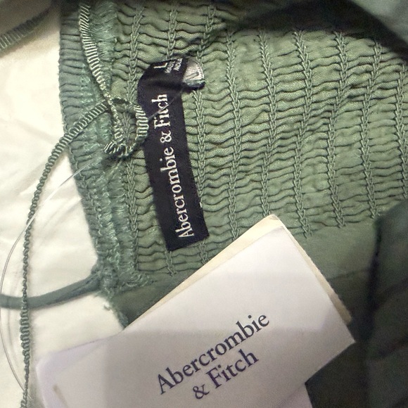 Abercrombie & Fitch Olive Midi Dress - Picture 6 of 6